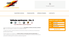 Desktop Screenshot of carsnavysport.com